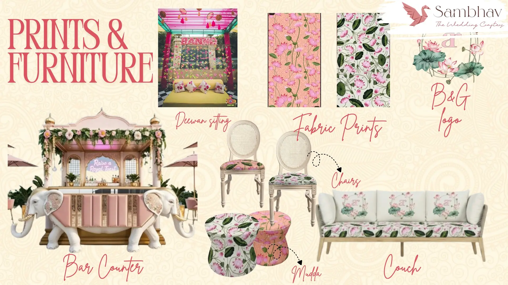 Mehendi Furniture Moodboard